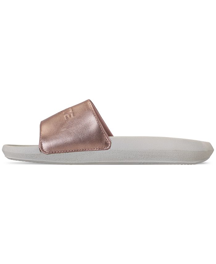 Lacoste Women's Croco Slide Paris Slide Sandals from Finish Line - Macy's