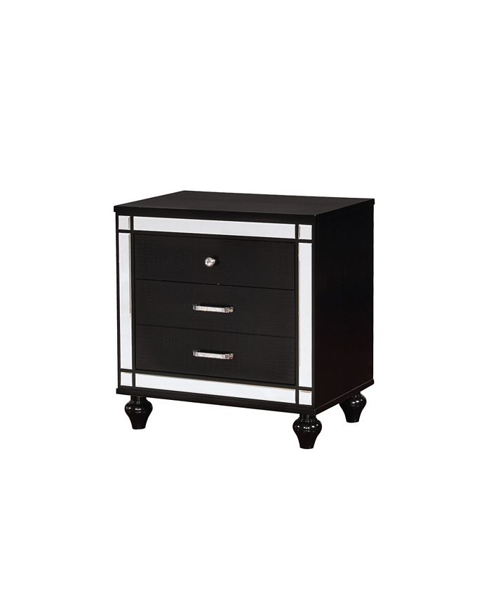 Furniture of America Xulu Contemporary Nightstand & Reviews Furniture Macy's