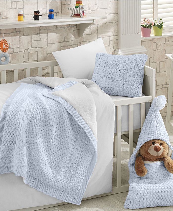 Nipperland Natural Premium 6 Piece Wool Blended Crib Bedding Set - Macy's