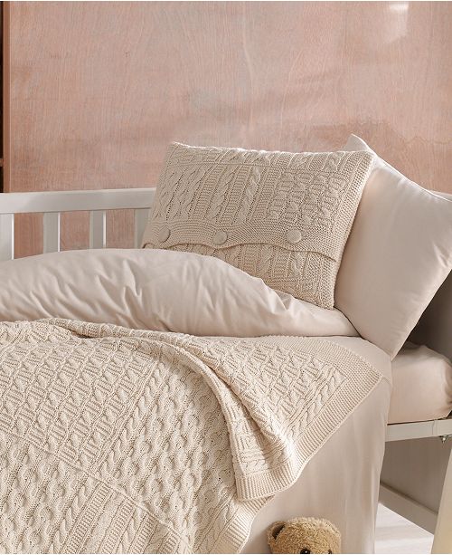 Nipperland Patchworld Natural Cotton Crib Bedding Set 5 Piece