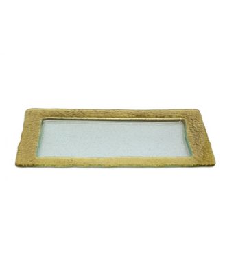 14.5" Rectangular Glass Serving Tray