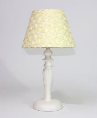 Nurture Yellow Roses Lamp Base With Shade