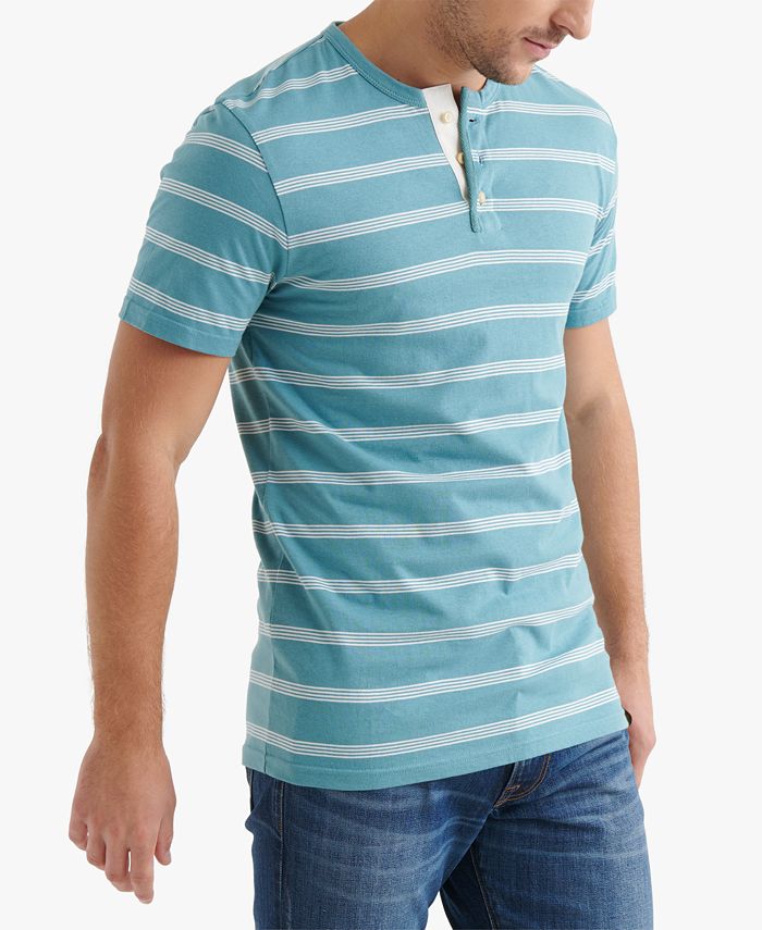 Lucky Brand Men's Striped Henley TShirt Macy's