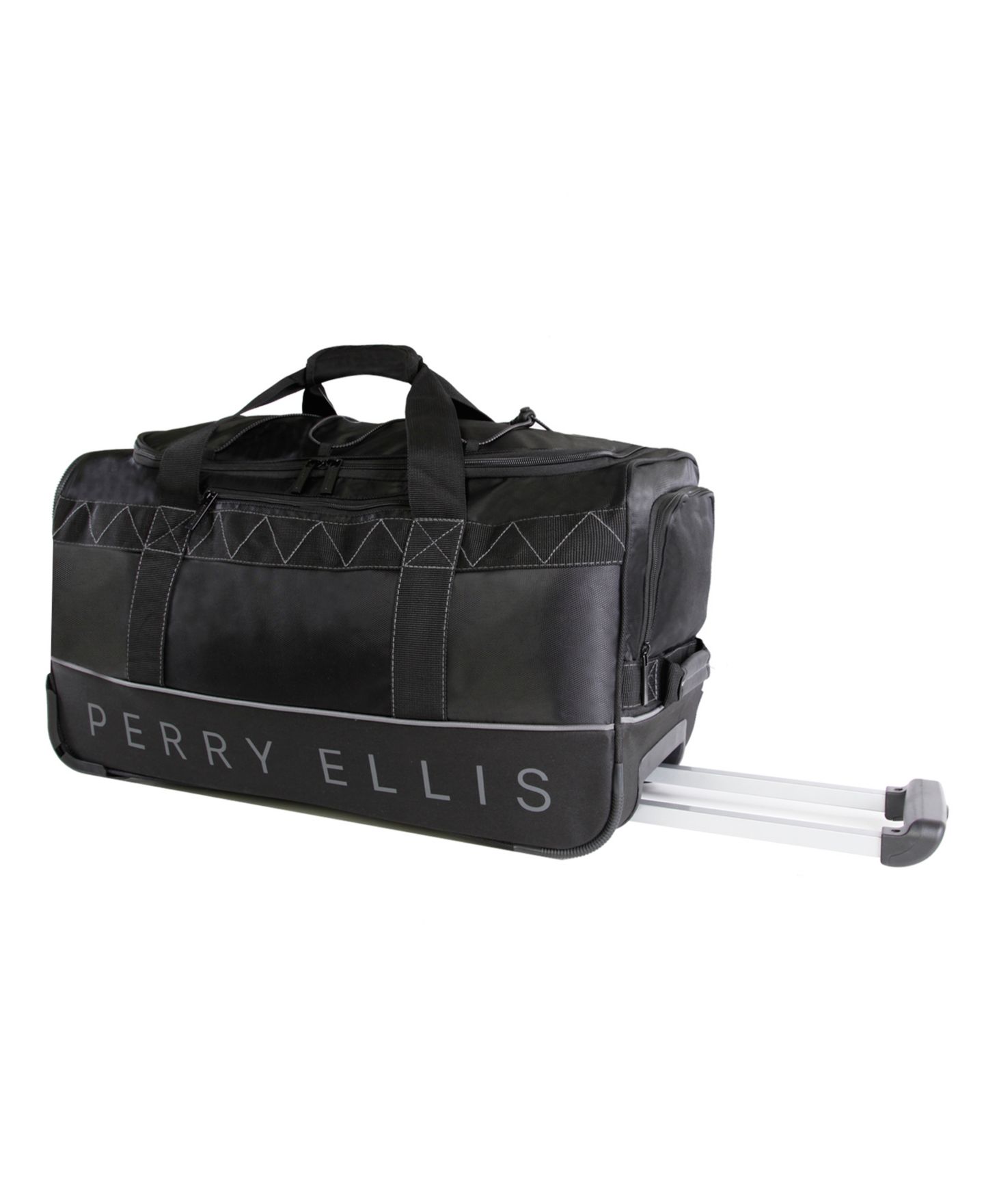 Сумка Perry Ellis 24" Rolling Duffel, цвет: Чёрный — фото 1
