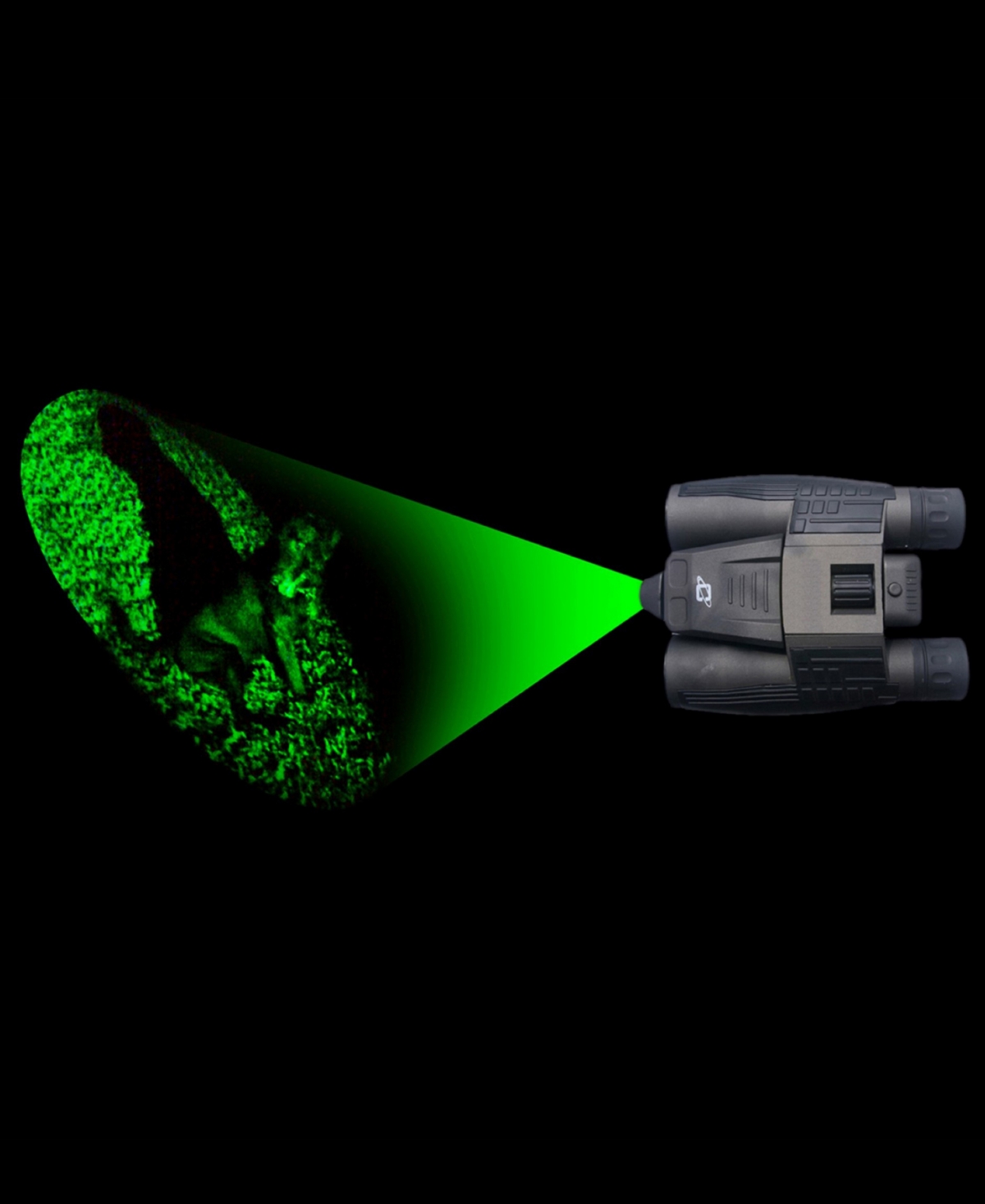 Galileo 10 Power Day Night Green Laser Binocular with 32mm Lens and Tripod Socket
