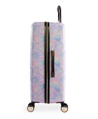 juicy couture holographic luggage