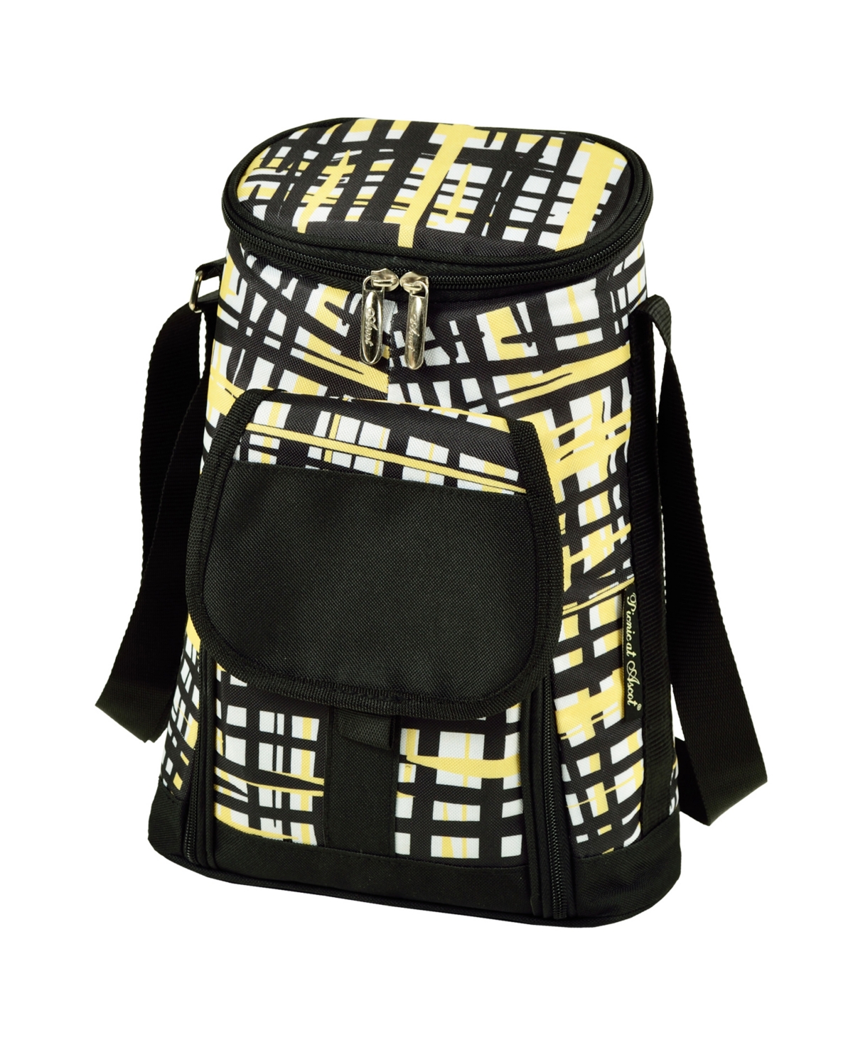 Picnic at Ascot - 2 Bottle Wine Cooler Tote with Cheese Board, Knife, Corkscrew