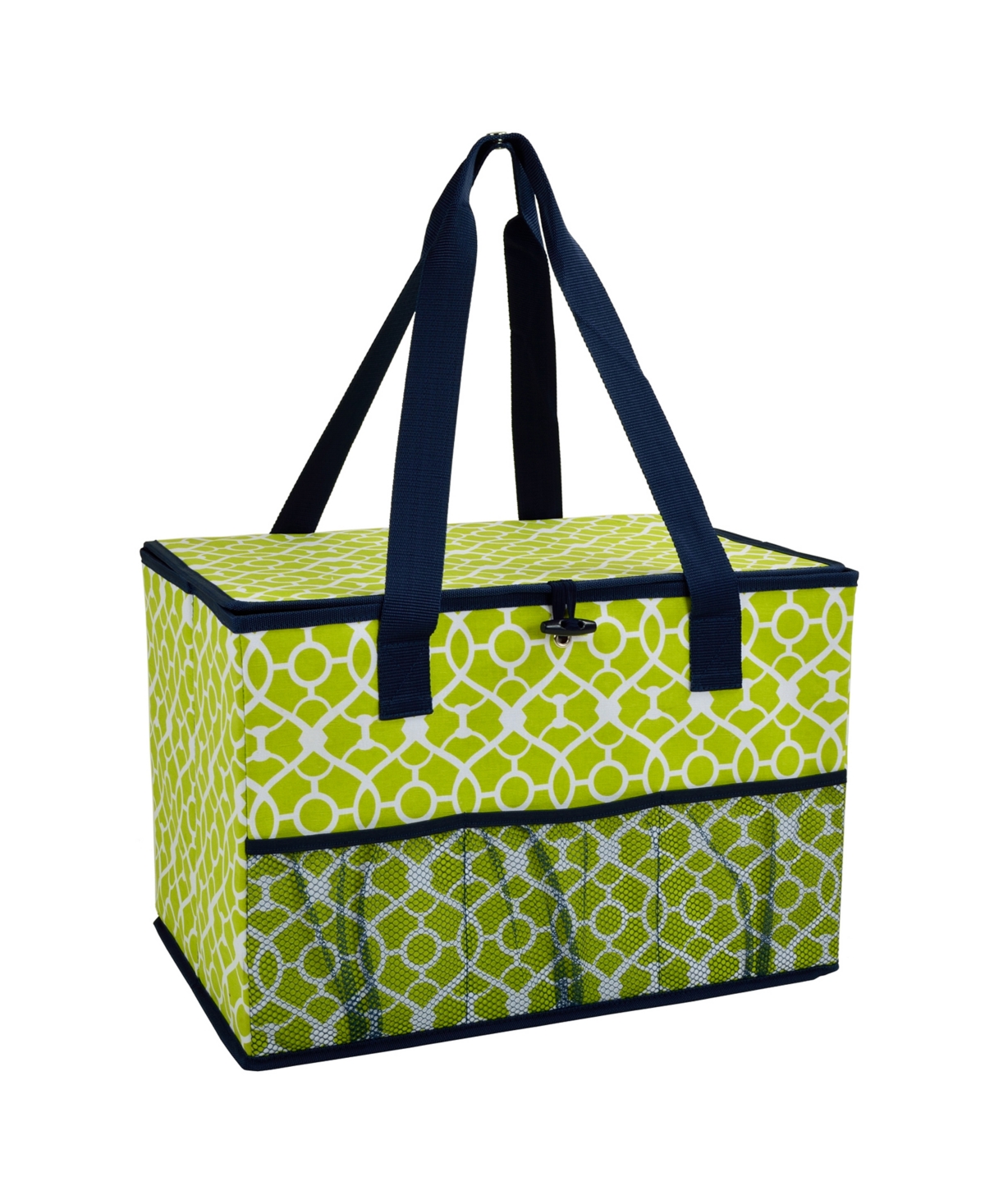 Collapsible Storage Container, Organizer with Lid - Home or Auto - Green