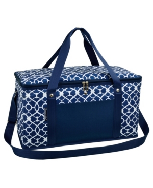 Picnic At Ascot Hybrid Semi-rigid 24 Quart Folding Cooler With Leak Proof Lining In Blue