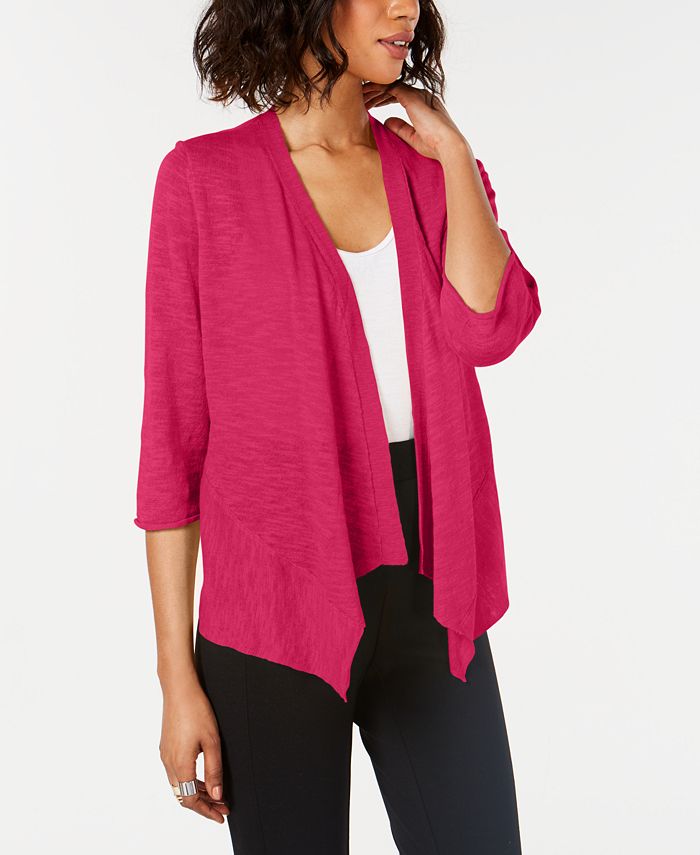 Alfani Petite Linen Open Front Cardigan Created for Macy s Macy s