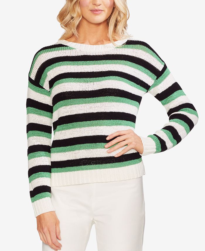 Vince Camuto Striped Sweater - Macy's