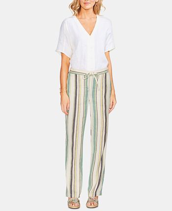 Vince camuto striped deals pants