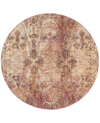 Taza Lavar 5' Round Area Rug