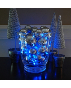 Macy's Lumabase Set Of 2, 100 Mini String Lights With Timer In Blue