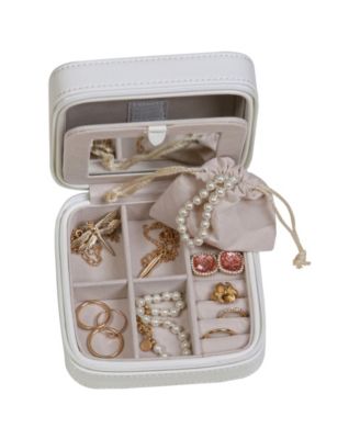 Dana Faux Leather Jewelry Box