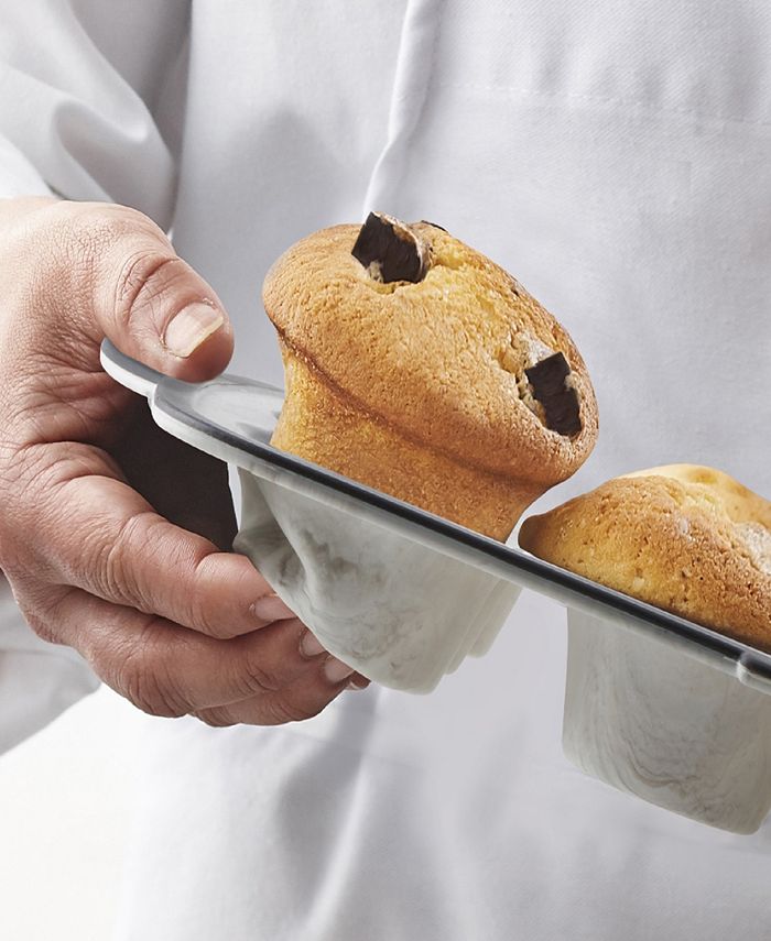 Trudeau Structured Silicone 12 Count Muffin Pan Marble Macy's