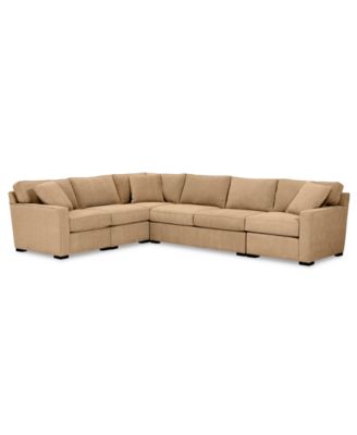 Radley 5-Pc. Fabric Sectional Sofa, Created for Macy's
