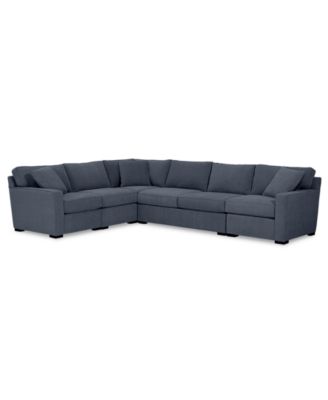 Radley 5-Pc. Fabric Sectional Sofa