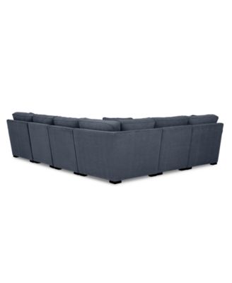 Radley Fabric 6-Pc. Chaise Sectional with Corner