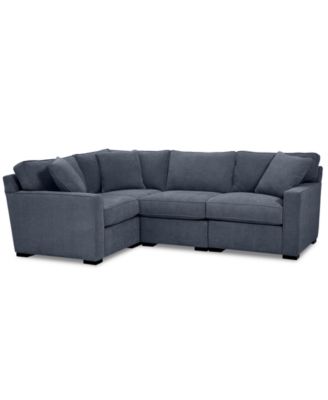 Radley Fabric 4-Pc. Sectional Sofa with Corner Piece