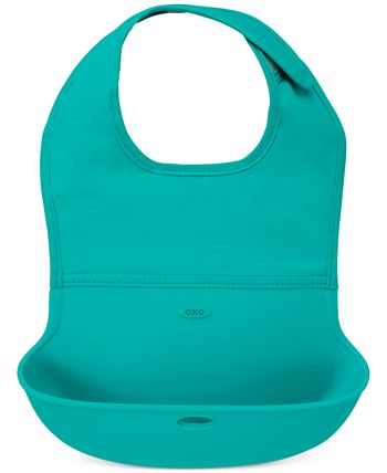 OXO - Tot 2-Pack Roll Up Bib in Grey/Teal