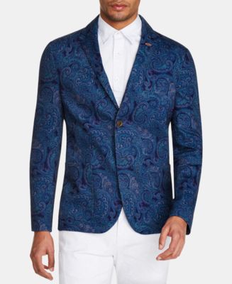 Tallia Men's Slim Fit Blazer Pink Size 44