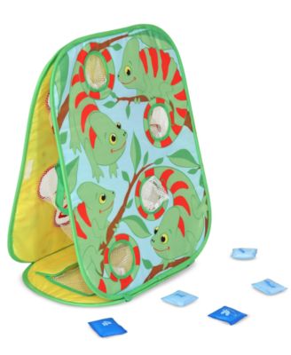 Melissa and Doug - Kids Toy, Verdie Chameleon Beanbag Toss