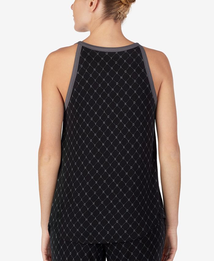 DKNY Printed Logo Knit Pajama Tank Macy's