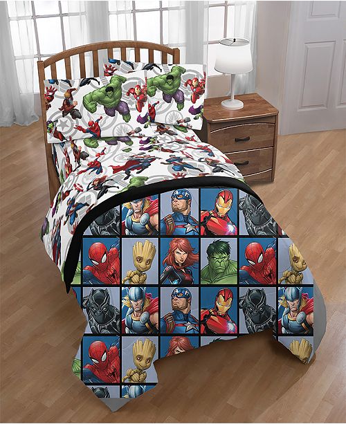 Avengers Marvel Marvel Team Twin Comforter Reviews Comforters