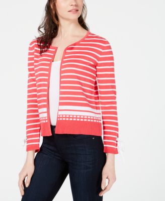 Petite Cotton Cropped Cardigan 