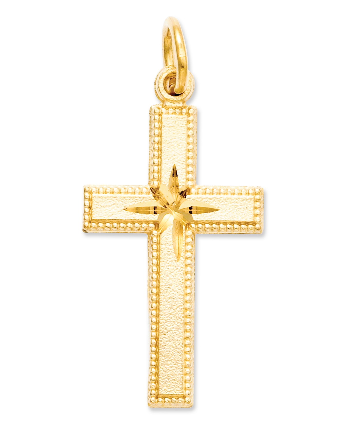 14k Gold Charm, Cross Charm