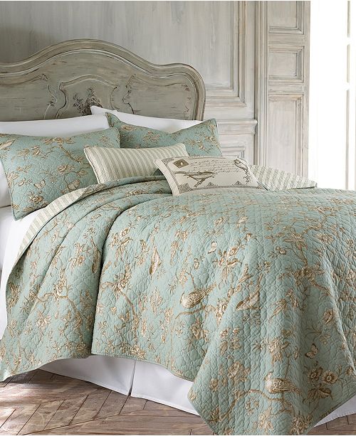 Home Lyon Teal King Quilt Set With King Shams