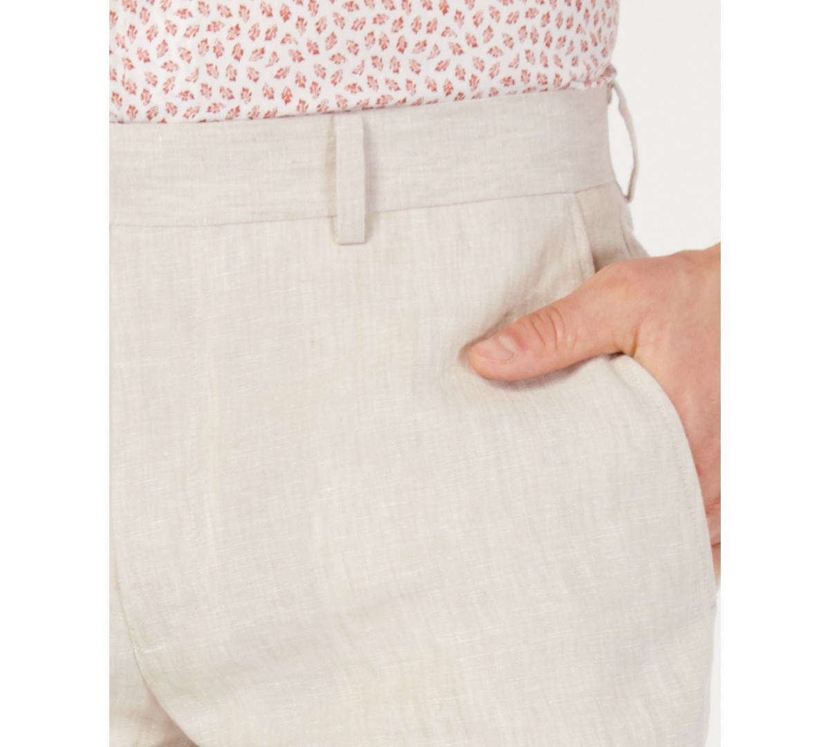 Bar Iii Men's Slim-Fit Linen Suit Pants, Created for Macy's