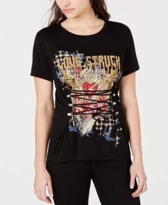 corset with graphic tee