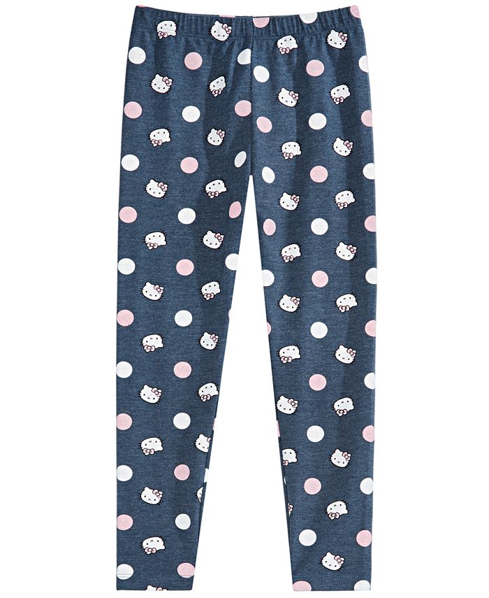 Hello Kitty Little Girls Dot-Print Leggings - Macy's