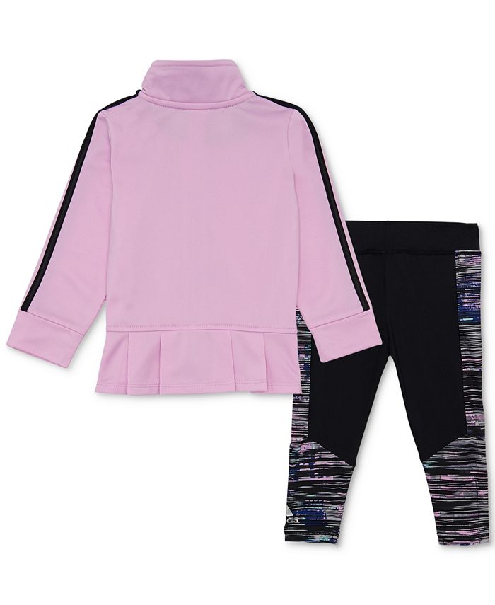 adidas Baby Girls 2-Pc. Track Jacket & Leggings Set - Macy's