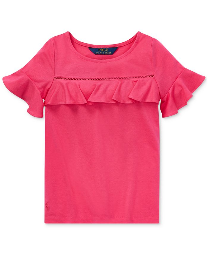 Polo Ralph Lauren Toddler Girls Ruffled Top & Reviews - Shirts & Tops ...