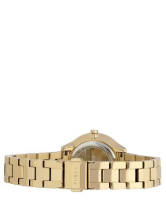 Women's Metropolis Gold Dial Stainless Steel Watch