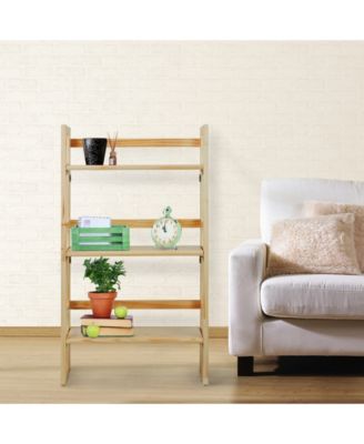 3 - Shelf Folding Student Bookcase 20.75" Wide
