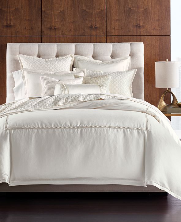 Hotel Collection Luxe Border King Duvet Cover, Created for Macy's