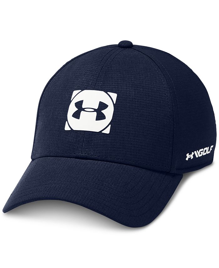  Under Armour Men's Curved Brim Stretch Fit Hat, Black  (001)/White, Small/Medium : Clothing, Shoes & Jewelry