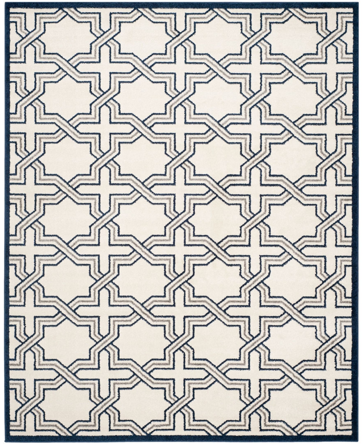 Safavieh Amherst Ivory and Navy 8' x 10' Area Rug