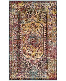 Crystal Teal and Rose 3' x 5' Area Rug