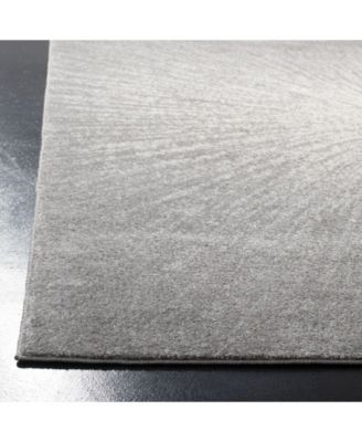 Evoke EVK228 Dark Gray and Ivory 5'1" x 7'6" Area Rug