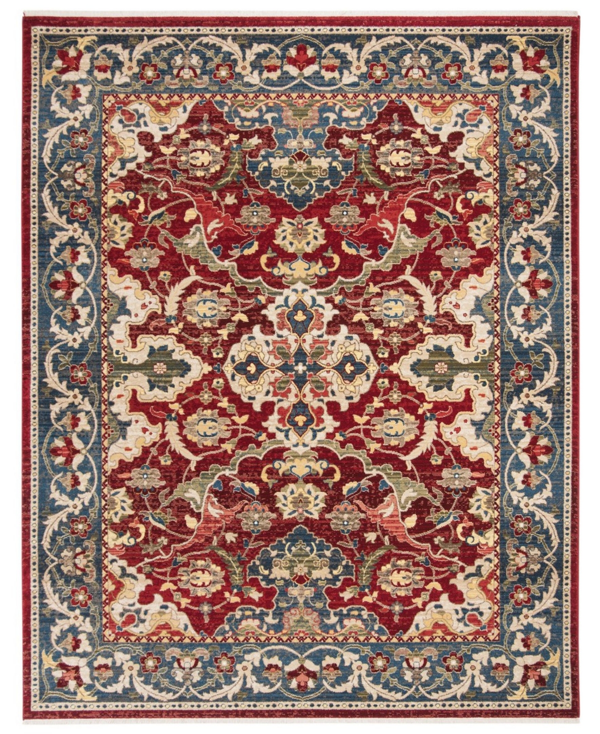 Safavieh Kashan 8' x 10' Sisal Weave Area Rug - Red/blue