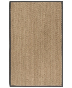 Safavieh Natural Fiber Natural and Dark Gray 5' x 8' Sisal Weave Area Rug