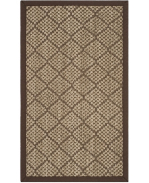 Safavieh Natural Fiber Natural and Brown 3' x 5' Sisal Weave Area Rug