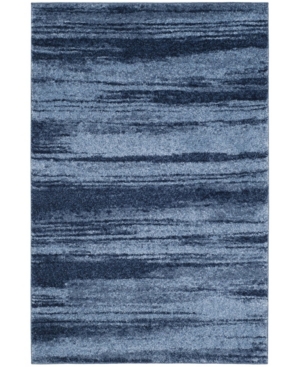 Safavieh Retro Light Blue and Blue 4' x 6' Area Rug
