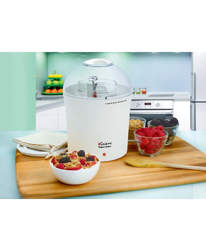 EuroCuisine Euro Cuisine YM260 Yogurt and Greek Yogurt Maker Glass Jar 64OZ Macy's