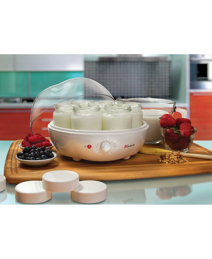 EuroCuisine Euro Cuisine YM100 Automatic Yogurt Maker With 7 Glass